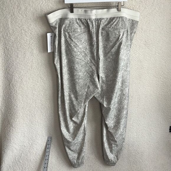 Athleta Venture Printed Pants Womens Size 24 Viper Grey - Picture 8 of 10